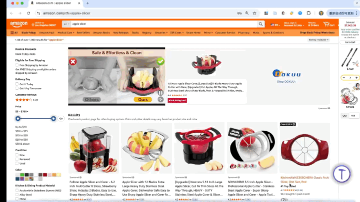 亚马逊商品对比助手